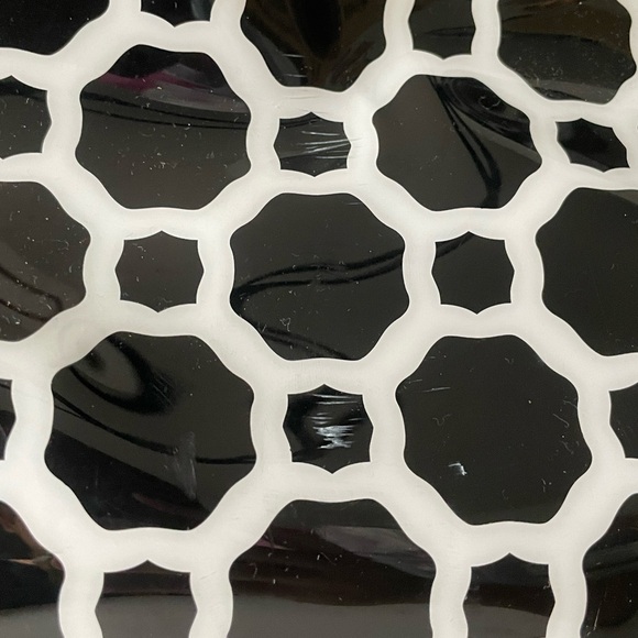 Vera Bradley Black and White Clear Plastic PVC Large Tote with Make up bag set - Picture 15 of 15